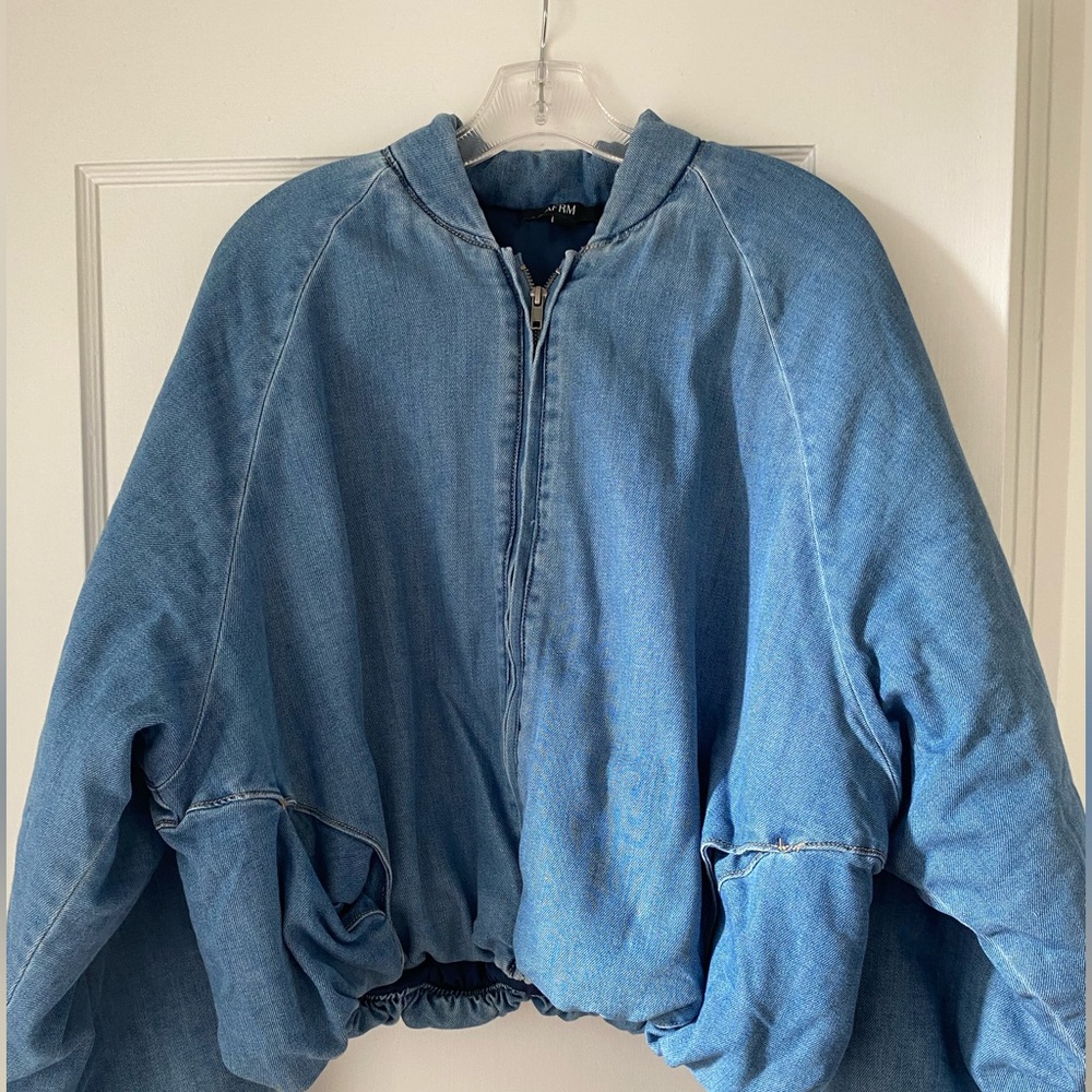 Oversized Blue Denim Jacket